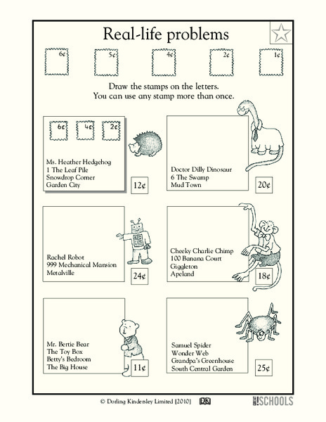 Real-Life Problems Worksheet