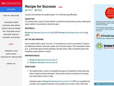 Recipe for Success Lesson Plan