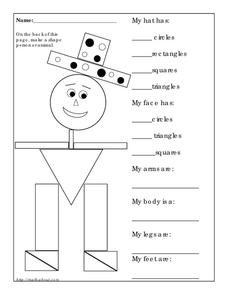 Recognizing Shapes Worksheet