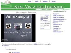 Recognizing Patterns Instructional Video