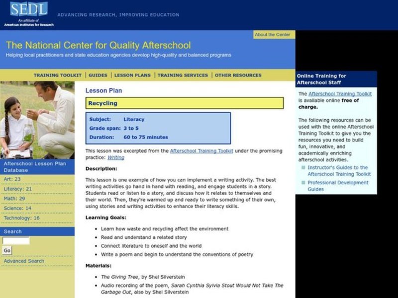 Recycling Lesson Plan