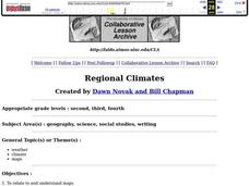 Regional Climates Lesson Plan