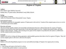 Regions of Virginia Lesson Plan