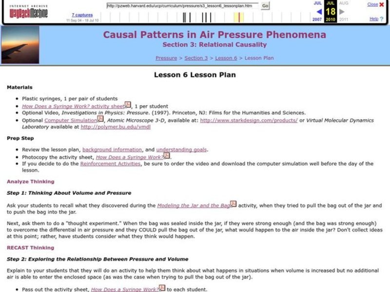 Relational Causality Lesson Plan