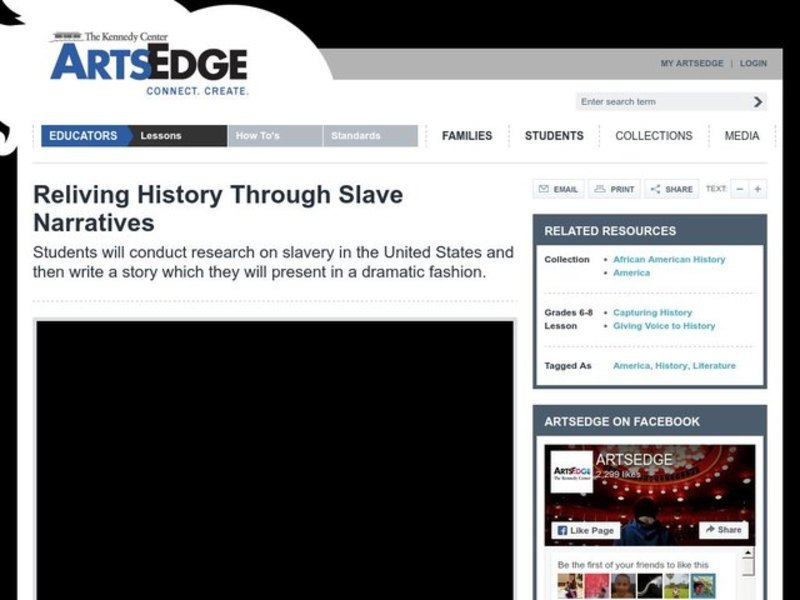 Reliving History Through Slave Narratives Lesson Plan