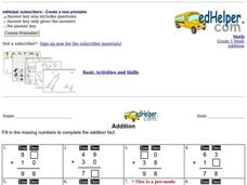 Addition Worksheet