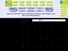 Addition Facts Worksheet