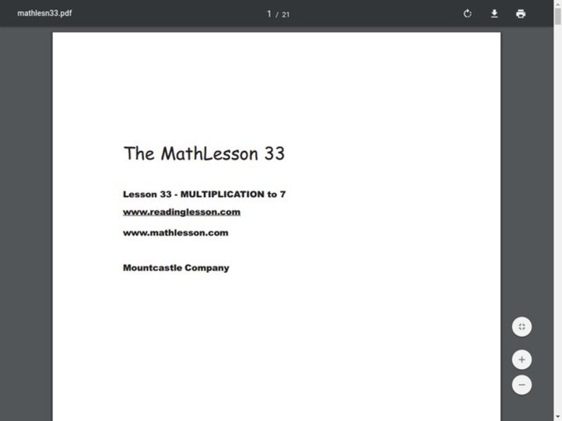 Addition and Multiplication Worksheet