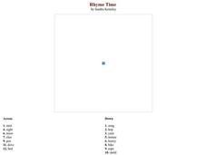 Rhyme Time Worksheet