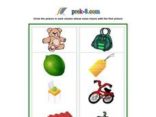 Rhyming Words Worksheet