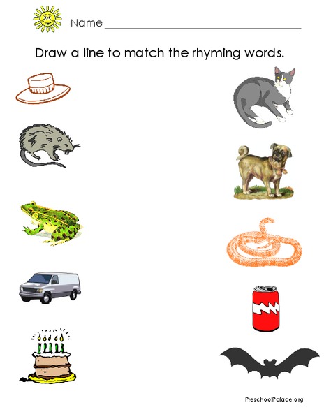 Rhyming Words Lesson Plan