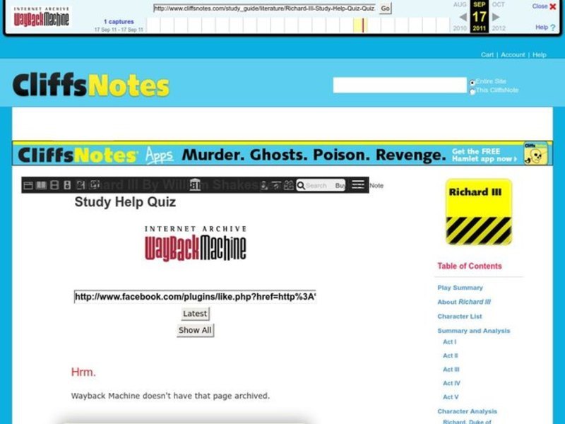 Richard III by William Shakespeare Interactive