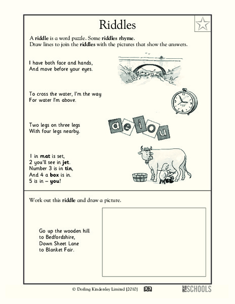 Riddles Worksheet