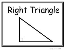 Right Triangle Worksheet