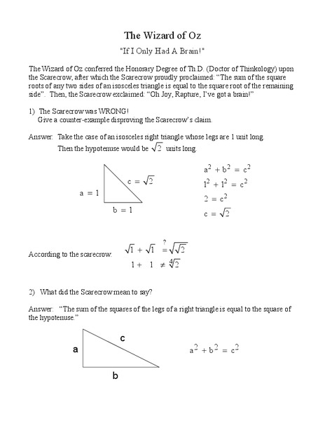 Right Triangles Lesson Plan