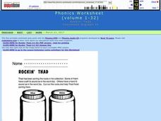 Rockin' Thad Worksheet