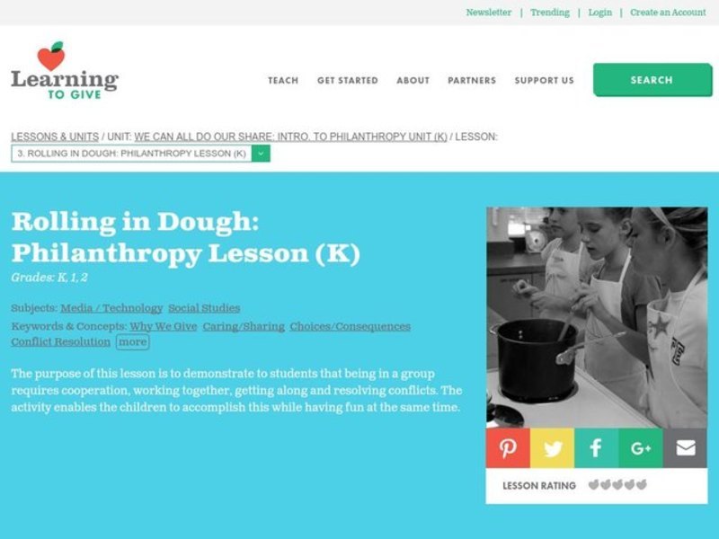 Rolling in Dough Lesson Plan