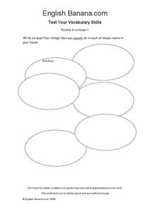 Rooms in a House Organizer