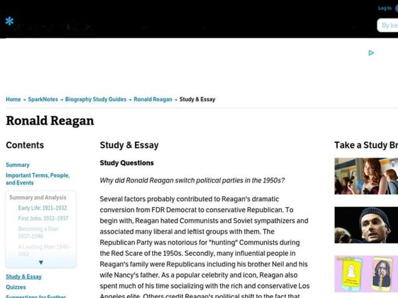 Ronald Reagan      Interactive