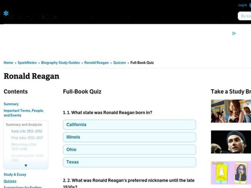 Ronald Reagan      Interactive