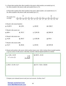 Rounding Numbers Lesson Plan
