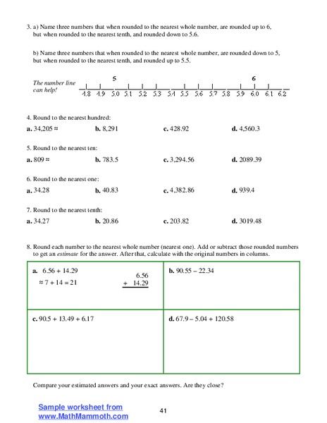 Rounding Numbers Lesson Plan