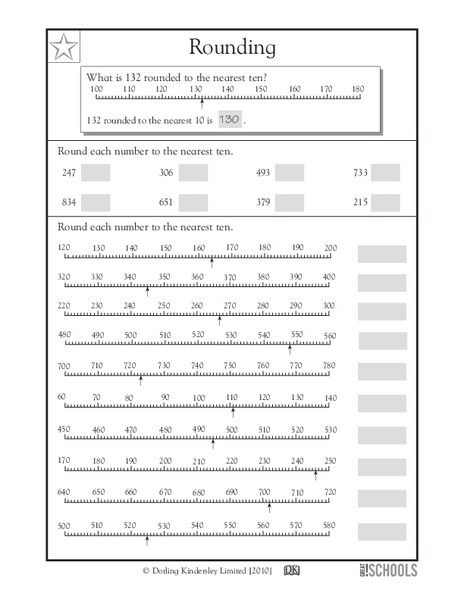 Rounding to the Nearest 10 Worksheet