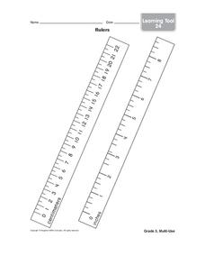 Rulers Worksheet