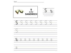 S is for Sandwich: The Letter S Interactive