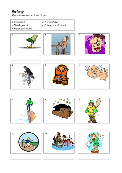 Safety Worksheet