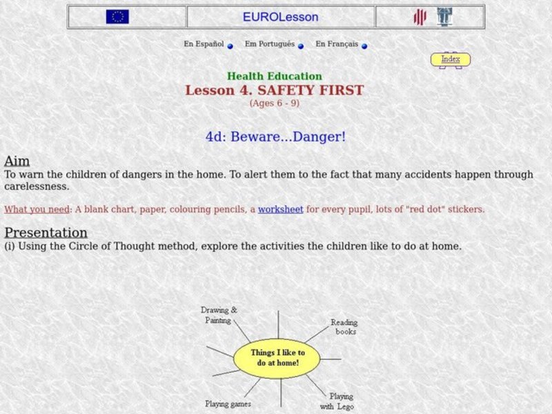 Safety First Lesson Plan