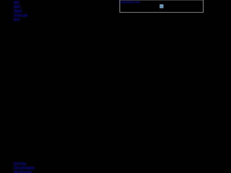 SAT Problem Solving Practice Test Interactive