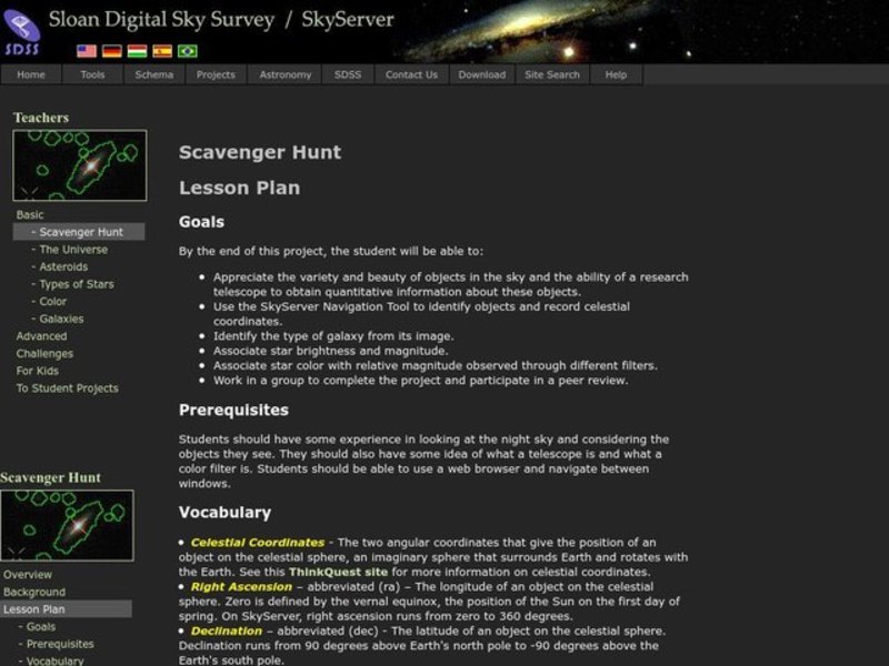 Scavenger Hunt Lesson Plan