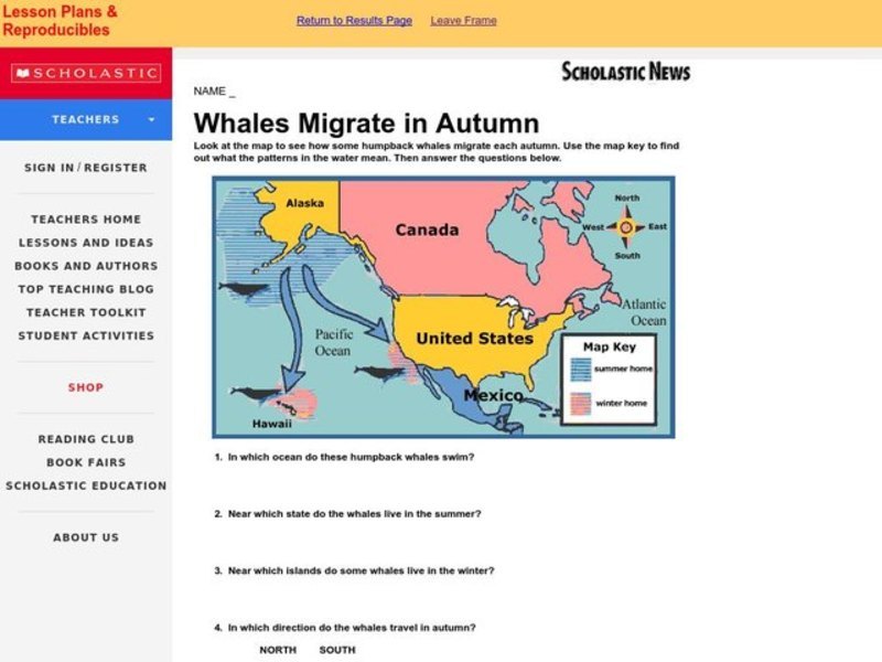 Scholastic Resource Page Organizer