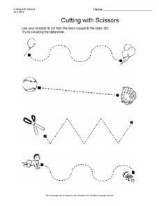 Scissor Skills Worksheet