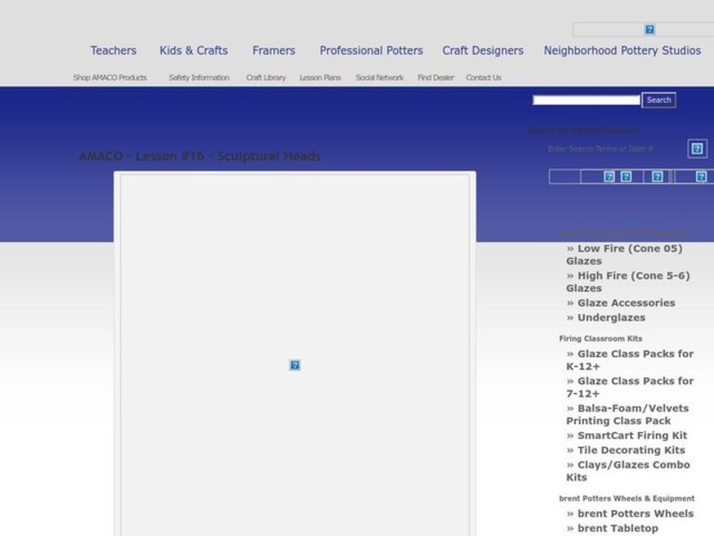 Sculptural Heads Lesson Plan