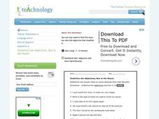 Adjective Practice Worksheet