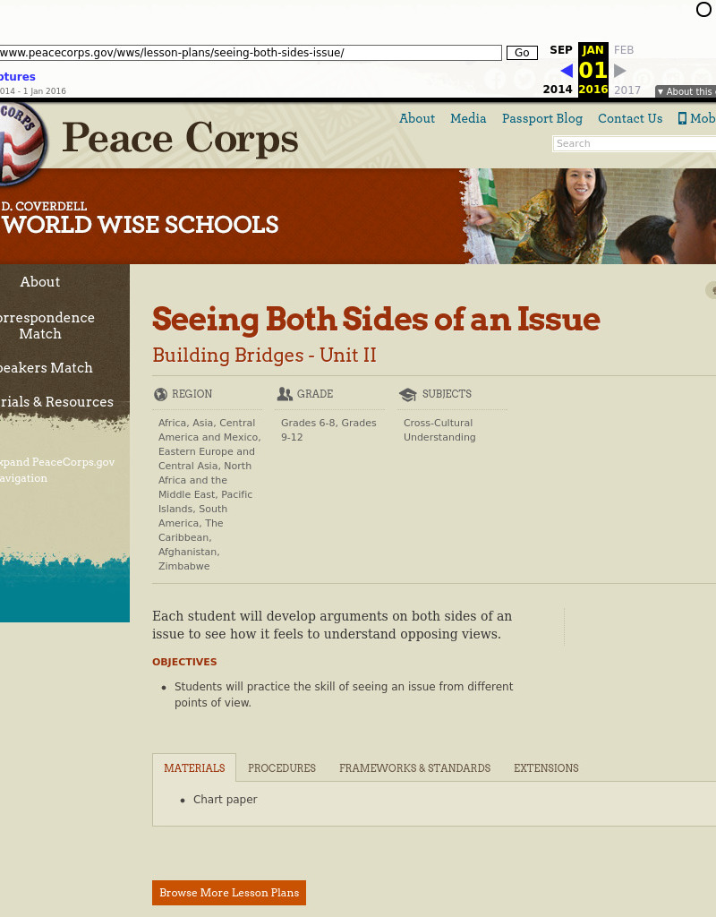 Seeing Both Sides of an Issue Lesson Plan