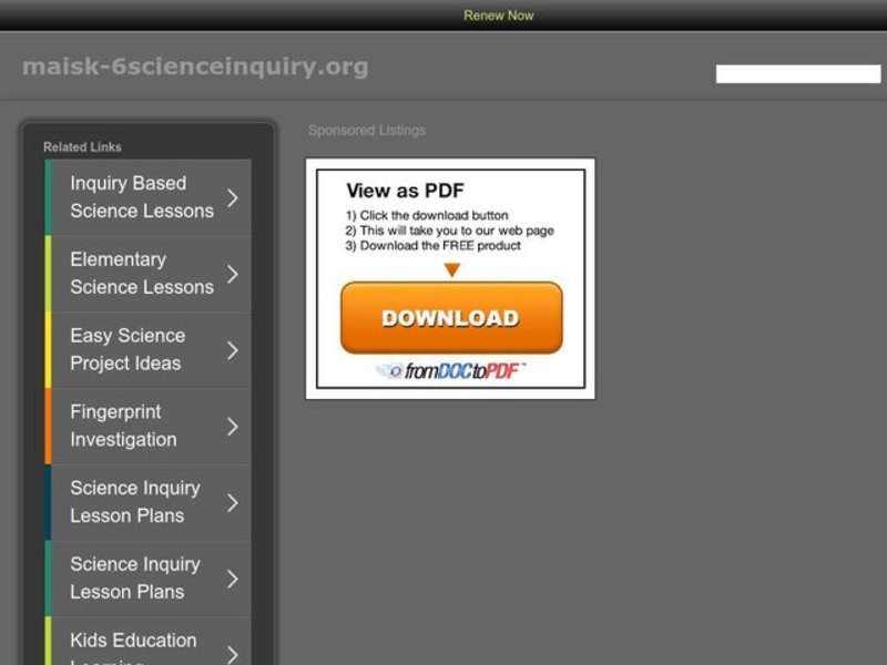 Seeing Stars Lesson Plan