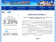 Adjective or Adverb? Interactive