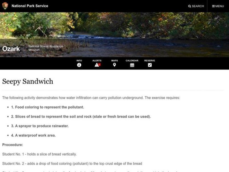 Seepy Sandwich Lesson Plan