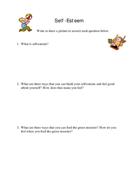 Self-Esteem Worksheet