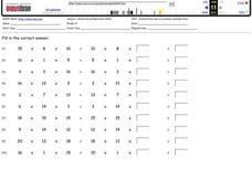 Advanced Multiplication Worksheet