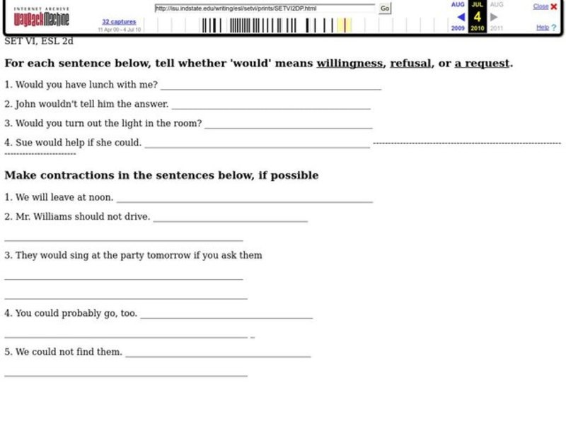 Sentence Completion Worksheet