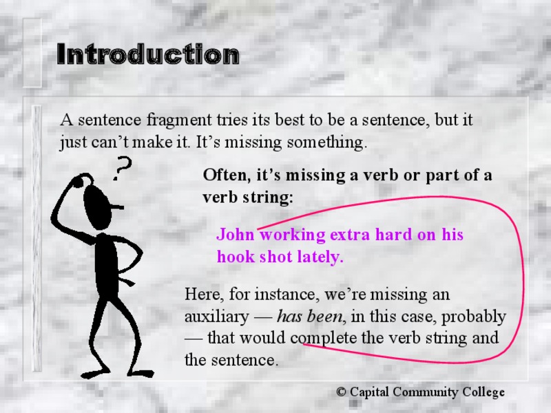 Sentence Fragments PPT