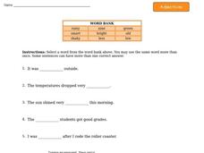 Adjectives 4 Worksheet