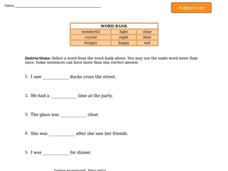 Adjectives 5 Worksheet