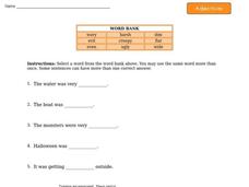 Adjectives 4 Worksheet