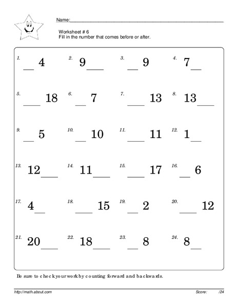 Sequencing Worksheet Worksheet