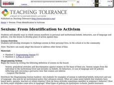 Sexism: From Identification to Activism Lesson Plan